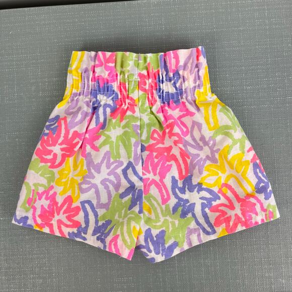 Vintage Colorful Floral Shorts 2T - Picture 5 of 9